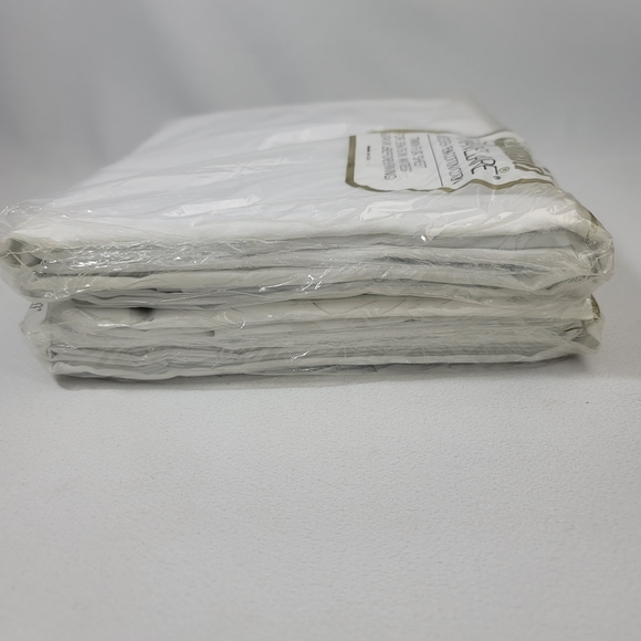 (2) Vtg No-Iron Muslin Twin Flat Sheet By Springmaid - Marvelaire - Picture 9 of 10